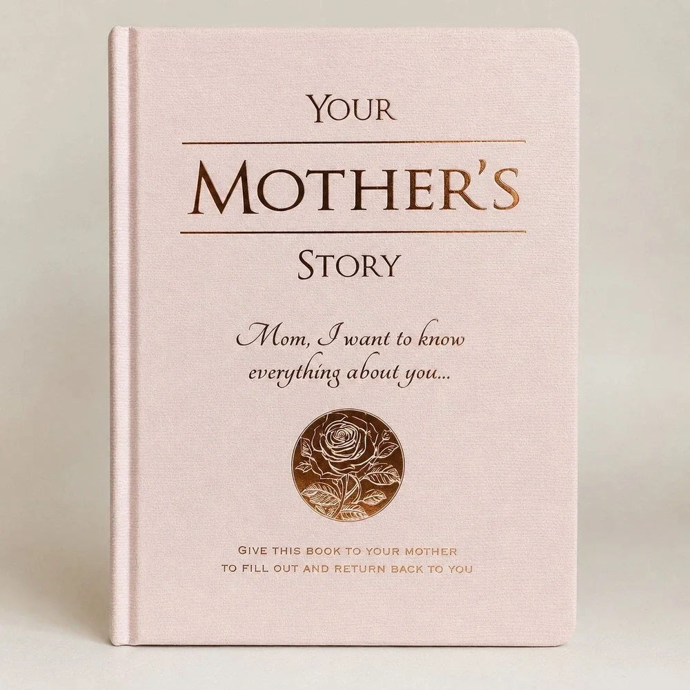 Piccadilly Your Mother's Story Guided Journal Hardcover Mom Memory Keepsake Book